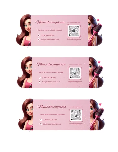 Cartão Salão de Beleza