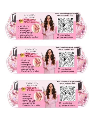 Cartão Nails Designer